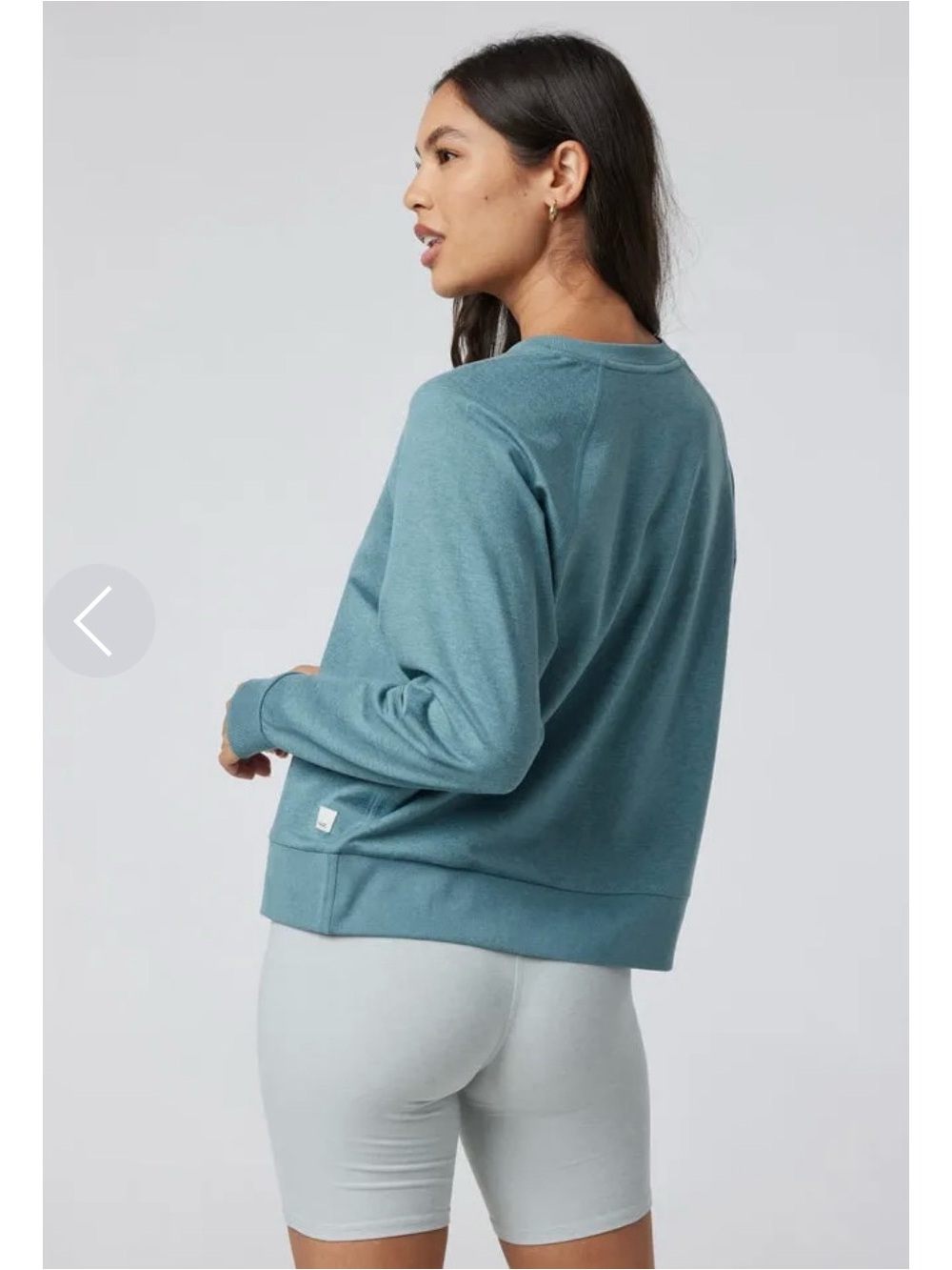 Teal Pullover Sweatshirt - Casual Crew